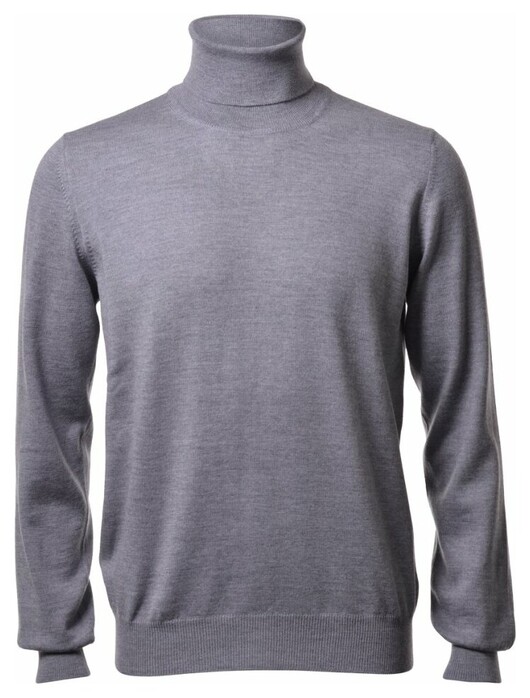 Gran Sasso Coltrui Extrafine Merino Fashion Trui Grijs
