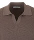 Gran Sasso Egyptian Cotton Waffle Design Polo Taupe