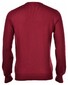 Gran Sasso Extrafine Merino V-Hals Fashion Trui Burgundy Red
