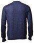 Gran Sasso Extrafine Merino V-Hals Fashion Trui Denim Blue