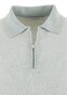 Gran Sasso Fine-Stripe Linen Cotton Blend Polo Soft Green