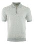 Gran Sasso Fine-Stripe Linen Cotton Blend Polo Soft Green