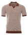 Gran Sasso Fine-Structure Wool-Cashmere Polo Roest Bruin