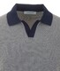 Gran Sasso Fine-Structure Wool-Cashmere Poloshirt Royal Blue