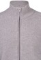 Gran Sasso Fisherman's Rib Full Zip Vest Licht Grijs