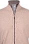 Gran Sasso Full Zip Button Merino Wool Extrafine Vest Beige