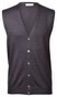 Gran Sasso Gilet Extrafine Merino Fashion Charcoal