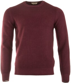 Gran Sasso Grand Knit Merino Trui Bordeaux