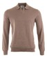 Gran Sasso Lana Vergine Athleisure Polo Taupe Brown