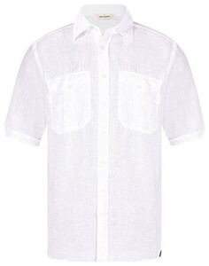Gran Sasso Linnen Vintage Shirt Overhemd Wit