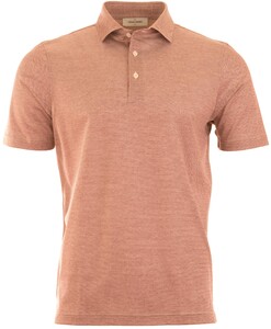 Gran Sasso Luxury Piqué Polo Brique