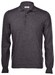 Gran Sasso Merino Extrafine Long Sleeve Polo Trui Charcoal