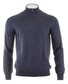 Gran Sasso Merino Extrafine Zipper Trui Denim Blue