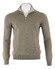 Gran Sasso Merino Extrafine Zipper Trui Khaki Green