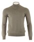 Gran Sasso Merino Extrafine Zipper Trui Khaki Green