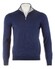 Gran Sasso Merino Extrafine Zipper Trui Royal Blue