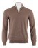 Gran Sasso Merino Extrafine Zipper Trui Taupe Brown