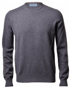 Gran Sasso Pure Cashmere Crew Neck Trui Grijs