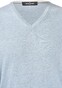 Gran Sasso Pure Cashmere V-Neck Trui Licht Blauw Melange
