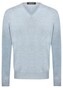 Gran Sasso Pure Cashmere V-Neck Trui Licht Blauw Melange