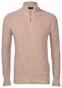 Gran Sasso Rain Wool Zip Collar Trui Beige