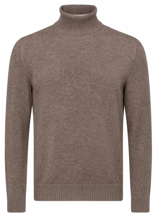 Gran Sasso Rollneck Uni Wool Trui Hazel