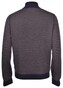 Gran Sasso Salt and Pepper Stitch Full Zip Vest Bruin-Blauw