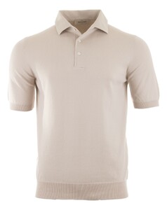 Gran Sasso Short Sleeve Pullover Poloshirt Light Sand