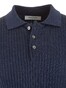 Gran Sasso Short Sleeve Rib Pullover Polo Blauw