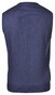 Gran Sasso Slip Over Extrafine Merino V-Hals Slip-Over Denim Blue
