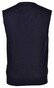 Gran Sasso Slip Over Extrafine Merino V-Hals Spencer Blue Navy