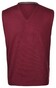 Gran Sasso Slip Over Extrafine Merino V-Hals Spencer Bordeaux
