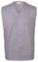 Gran Sasso Slip Over Extrafine Merino V-Hals Spencer Grijs
