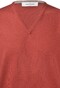 Gran Sasso Slip Over Extrafine Merino V-Neck Slip-Over Red