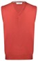 Gran Sasso Slip Over Extrafine Merino V-Neck Slip-Over Red
