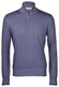 Gran Sasso Soft Merino Half Zip Pullover Denim Blue