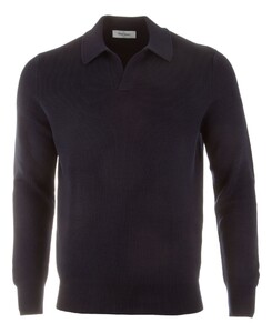 Gran Sasso Sophisticated Knit Pullover Navy