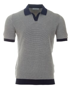 Gran Sasso Structure Fine-Cotton Polo Royal Blue