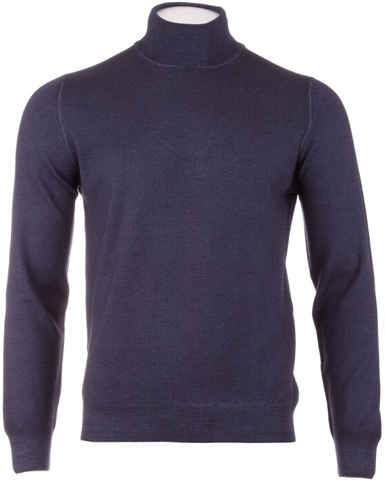 Gran Sasso Subtle Wash Merino Trui Blue Navy