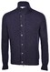 Gran Sasso Super Geelong Wool Two-Way Zip Full Button Closure Vest Blue Navy