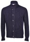 Gran Sasso Super Geelong Wool Two-Way Zip Full Button Closure Vest Blue Navy