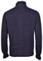 Gran Sasso Super Geelong Wool Two-Way Zip Full Button Closure Vest Blue Navy