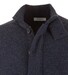 Gran Sasso Super Geelong Wool Two-Way Zip Full Button Closure Vest Denim Blue