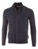 Gran Sasso Super Geelong Wool Two-Way Zip Full Button Closure Vest Denim Blue