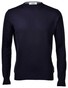 Gran Sasso Super Tasmania Crew Neck Trui Blue Navy