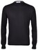 Gran Sasso Super Tasmania Crew Neck Trui Zwart