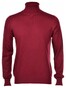 Gran Sasso Turtle Extrafine Merino Fashion Pullover Burgundy Red