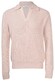Gran Sasso Uni Color Half-Fisherman's Rib 2-Ply Super Geelong Wool Trui Beige
