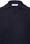 Gran Sasso Uni Color Half-Fisherman's Rib 2-Ply Super Geelong Wool Trui Navy