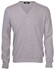 Gran Sasso V-Neck Uni Wool Blend Trui Grijs